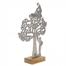 Origine de décoration intérieure - Tree Tree Adorno Figures | Plusieurs argent - 38x6x29 cm