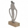 Origine de décoration intérieure - Figure Couple Cur Figures | Plusieurs argent - 22x5x10 cm