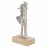 Origine de décoration intérieure - Figure Couple Figures | Plusieurs argent - 21x6x10 cm