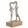 Origine de décoration intérieure - Figure Couple Cur Figures | Plusieurs argent - 17x6x10 cm