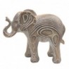 Origine de décoration intérieure - Figures de figurines d'éléphant | Animaux bruns - 10x5x12 cm