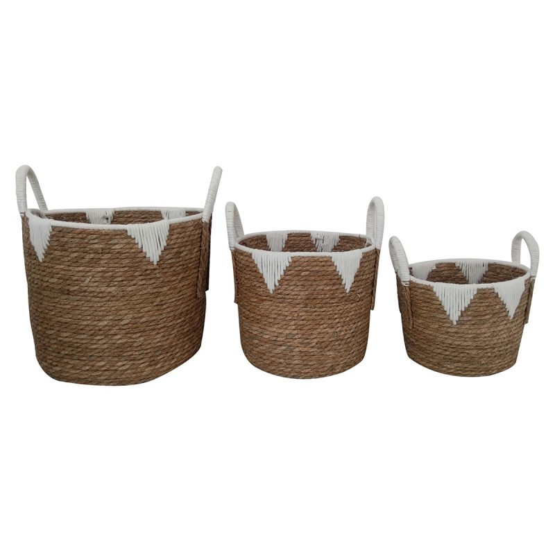 Décoration d'origine - paniers de rangement Pack 3 unités Décoration | Paniers bruns - 30x35x35 cm