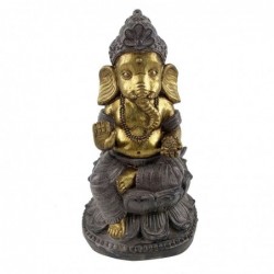 Décor d'origine - Figure Ganesha Figures | Bouddhas dorés - 26x12x14 cm