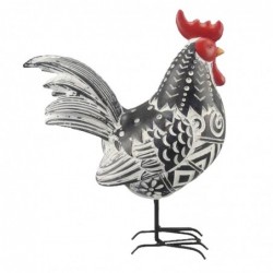 Origine de décoration intérieure - Figure Gallina Figures | Animaux gris - 20x8x15 cm