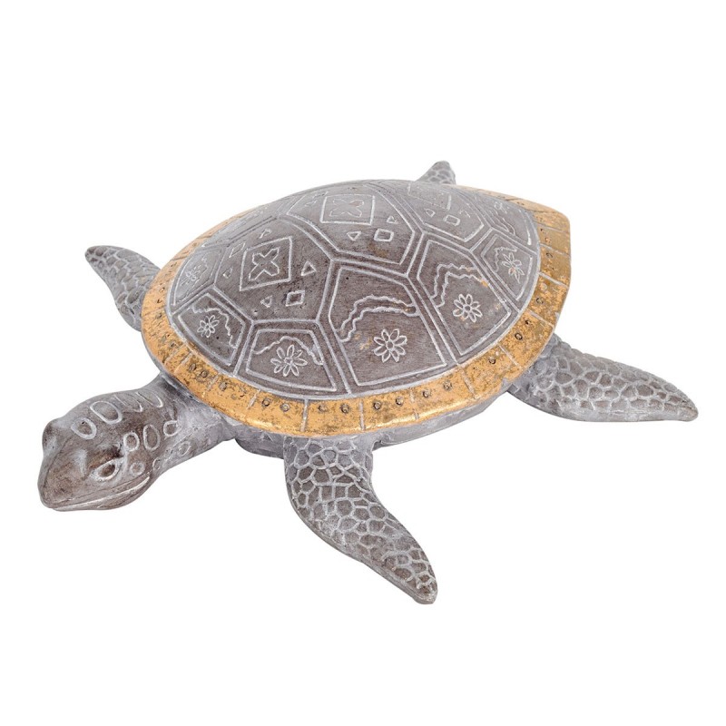 Origine de décoration intérieure - Figure Turtle Figures | Animaux gris - 5x16x17 cm