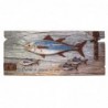 Origine de décoration intérieure - mur de mur Adorno mur de mur | Plaques en bois brun - 30x2x70 cm