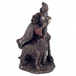 Décor d'origine - Figure Figure Cailleach Figures | Bronze argenté - 17x10x15 cm