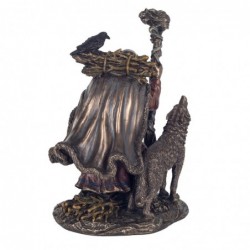 Décor d'origine - Figure Figure Cailleach Figures | Bronze argenté - 17x10x15 cm