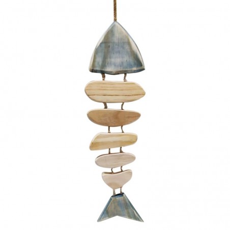 Décor d'origine - Décoration des poissons pendentifs | Pendants bleus - 50x2x16 cm