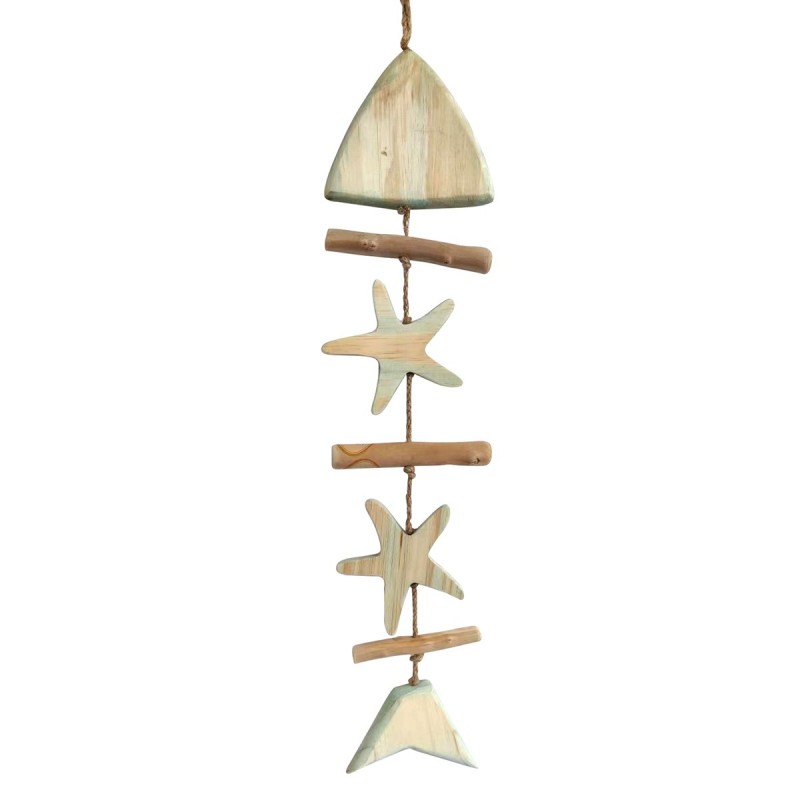 Décor d'origine - Décoration des poissons pendentifs | Pendants bruns - 62x14x14 cm