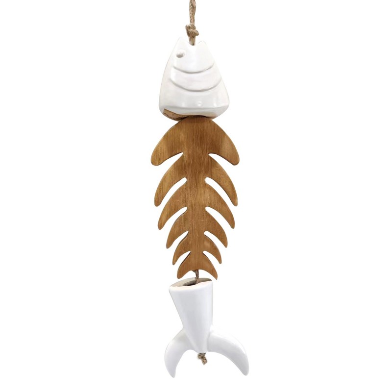 Décor d'origine - Décoration des poissons pendentifs | Pendants bruns - 42x6x9 cm