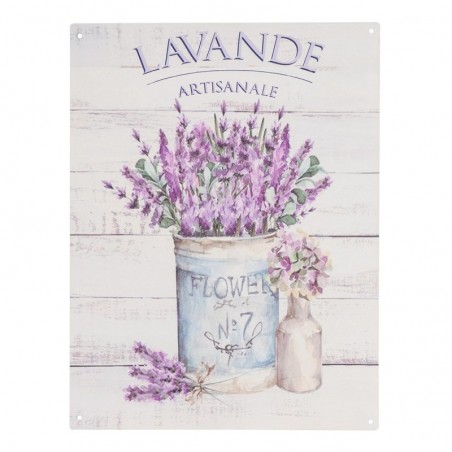 Origine de décoration intérieure - mur mur de mur de coin | Plaques métalliques lilas - 33x0x25 cm