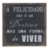 Origine de décoration intérieure - Mur de l'ornement mural portugais Adorno | Plaques de métal noir - 30x0x30 cm