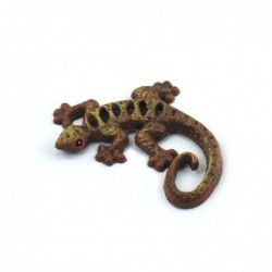 ORIGEN Home Decor Lizards Animaux | Figure de lézard brun - 1x11x9cm