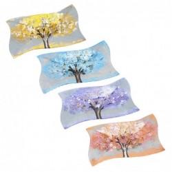 Origin Decor - Plaque Résumé Pack d'arbre 4 unités Décoration | Plateaux multicolores - 4x22x41 cm