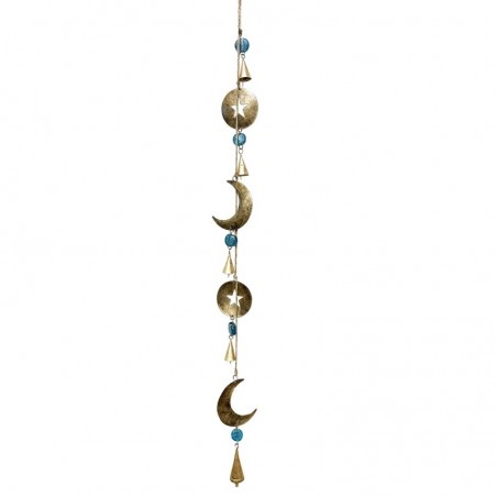 Décor d'origine - Sol -Luna Decoration Pendant | Gold Metal est suspendu - 95x2x8 cm