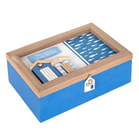 Origin Home Decor - Te Teach Organizer Kitchen | Blue TE - 8x16x24 cm