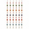 Origine de décoration intérieure - Balls Pack 6 unités Décoration | Pendants multicolores - 90x4x4 cm