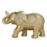 Origine de décoration intérieure - Figures de figurines d'éléphants | Éléphants africains et dorés - 17x12x28 cm