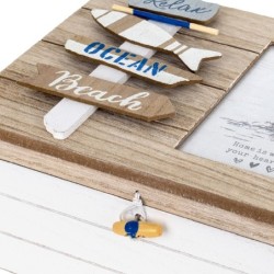 MDF multicolore et cadre en verre 11*20*25cm