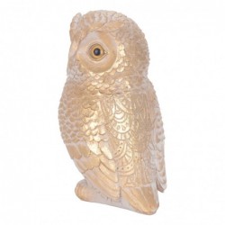 ORIGEN Home Decor Buhos Buhos Figure | Figure de hibou beige - 15x10x8cm