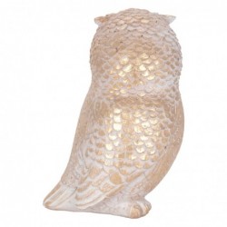 ORIGEN Home Decor Buhos Buhos Figure | Figure de hibou beige - 15x10x8cm