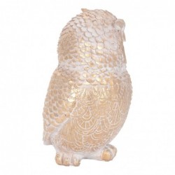 ORIGEN Home Decor Buhos Buhos Figure | Figure de hibou beige - 15x10x8cm