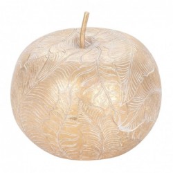 ORIGEN Home Decor Apple Figure plusieurs | Figure de pomme beige - 12x17x17cm