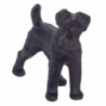 ORIGEN Home Decor Perrro Animal Figure | Figure de chien noir - 16x20x7cm