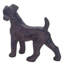 ORIGEN Home Decor Perrro Animal Figure | Figure de chien noir - 16x20x7cm