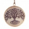 ORIGEN Home Decor Steeing Tree vida 4 U Coasts | Pendant multicolore - 8x8x1cm