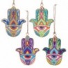 ORIGEN Home Decor Pendant Mano Fátima 4u. Pendants | Pendant multicolore - 10x8x1cm