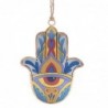 ORIGEN Home Decor Pendant Mano Fátima 4u. Pendants | Pendant multicolore - 10x8x1cm