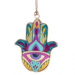 ORIGEN Home Decor Pendant Mano Fátima 4u. Pendants | Pendant multicolore - 10x8x1cm