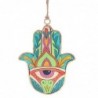 ORIGEN Home Decor Pendant Mano Fátima 4u. Pendants | Pendant multicolore - 10x8x1cm