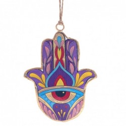 ORIGEN Home Decor Pendant Mano Fátima 4u. Pendants | Pendant multicolore - 10x8x1cm