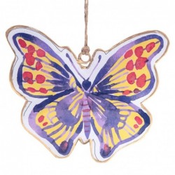 ORIGEN Home Decor Mariposa 4 U Pendants suspendus | Pendant multicolore - 11x13x1cm