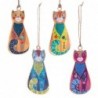 ORIGEN Home Decor Pendant 4 Unités suspendues | Pendant multicolore - 10x5x1cm