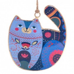 ORIGEN Home Decor Cat Assorbant 4 u pend | Pendant multicolore - 11x9x1cm