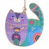 ORIGEN Home Decor Cat Assorbant 4 u pend | Pendant multicolore - 11x9x1cm