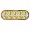 ORIGEN Home Decor Citrons plateau avec bols et plateaux | Plateau jaune - 3x38x13cm