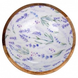 ORIGEN Home Decor Bowl Lavender Boîtes et plateaux | Bol brun rond - 7x15x15cm