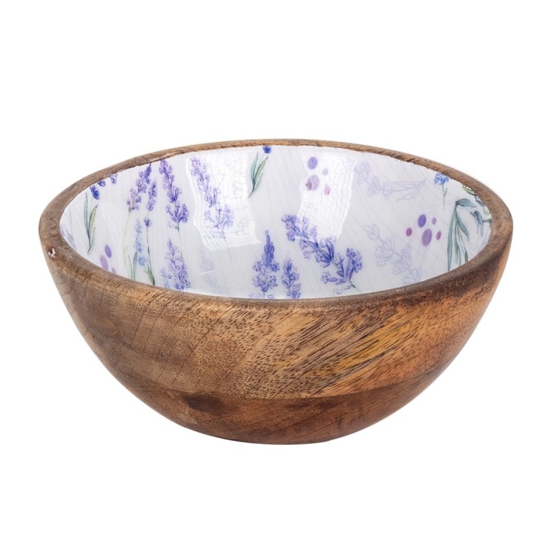 ORIGEN Home Decor Bowl Lavender Boîtes et plateaux | Bol brun rond - 7x20x20cm