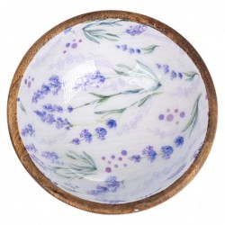 ORIGEN Home Decor Bowl Lavender Boîtes et plateaux | Bol brun rond - 7x20x20cm