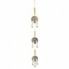 ORIGEN Home Decor Mobile Adorno Metal Collapant Life Tree | Pendant métal multicolore - 70x7x2cm