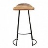 ORIGEN Home Decor Wood Wood Taburete Auxiliary | Tabouret brun - 80x42x36cm