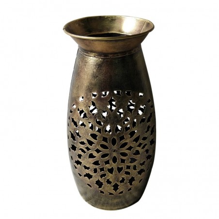 ORIGEN Home Decor Portavelas Vases et détenteurs | Silver Porta - 59x27x27cm