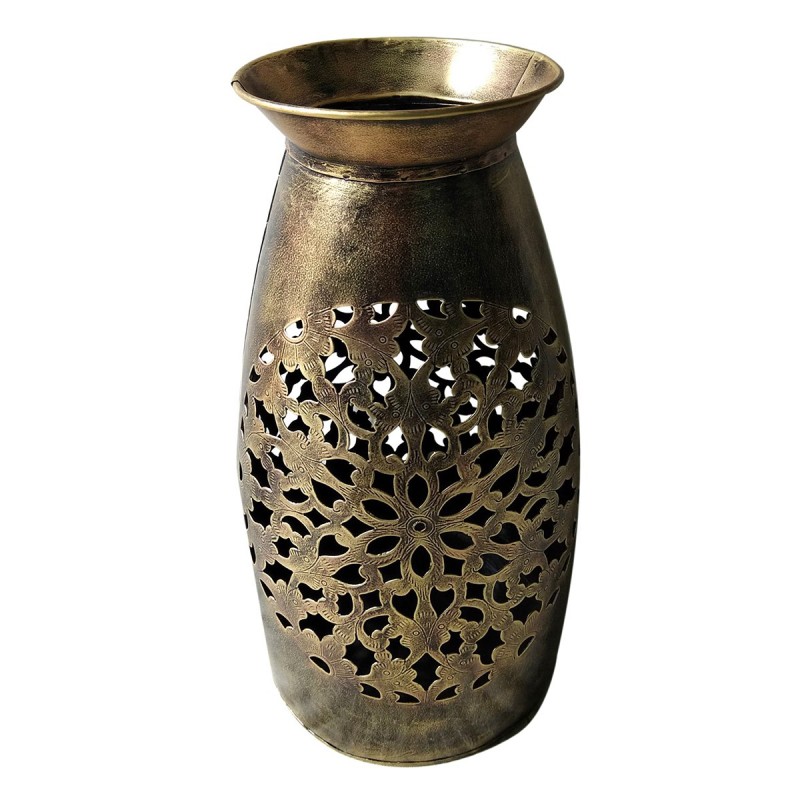 ORIGEN Home Decor Portavelas Vases et détenteurs | Silver Porta - 50x24x24cm