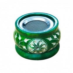 ORIGEN Home Decor Carbon Burner complète Natura | Encens vert - 5x80x80cm