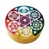 ORIGEN Home Decor Multicolor Round Box complète Natura | Boîte multicolore ronde - 4x11x11cm